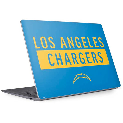 NFL Los Angeles Chargers Blue Performance Series Surface Laptop 3 13.5in Skin