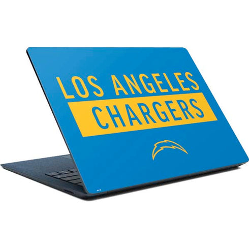 NFL Los Angeles Chargers Blue Performance Series Surface Laptop Skin