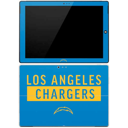 NFL Los Angeles Chargers Blue Performance Series Surface Pro 3 Skin