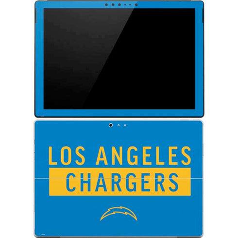NFL Los Angeles Chargers Blue Performance Series Surface Pro 4 Skin