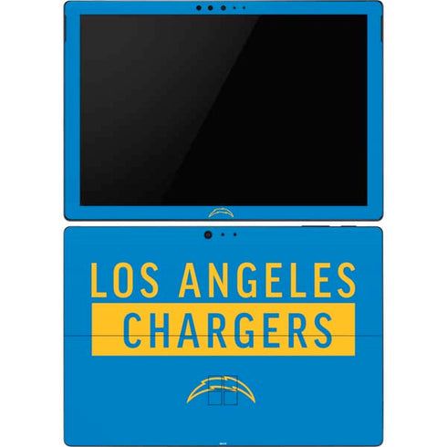 NFL Los Angeles Chargers Blue Performance Series Surface Pro 6 Skin