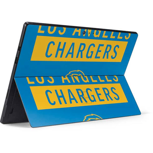 NFL Los Angeles Chargers Blue Performance Series Surface Pro 6 Skin