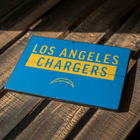 NFL Los Angeles Chargers Blue Performance Series Surface Pro 6 Skin