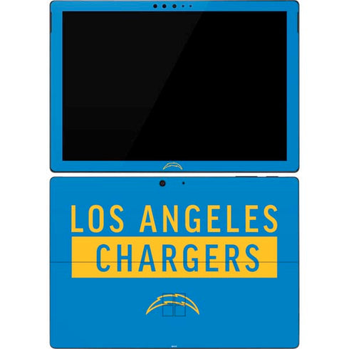 NFL Los Angeles Chargers Blue Performance Series Surface Pro 7 Skin