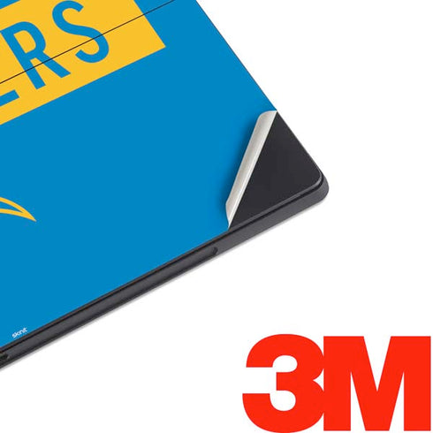 NFL Los Angeles Chargers Blue Performance Series Surface Pro 7 Skin