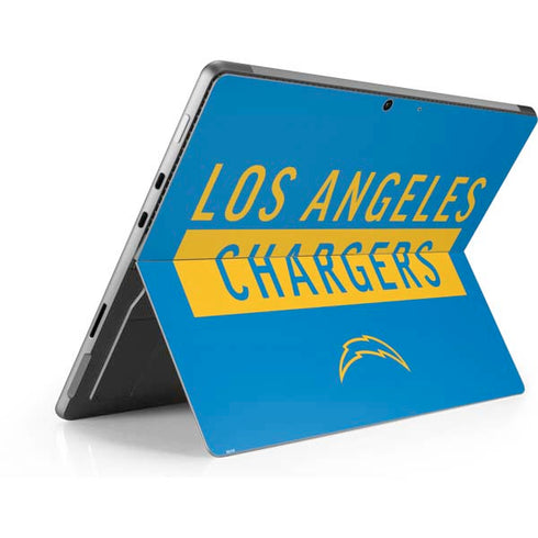 NFL Los Angeles Chargers Blue Performance Series Surface Pro 9 Skin