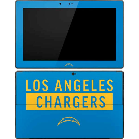 NFL Los Angeles Chargers Blue Performance Series Surface Pro Tablet Skin