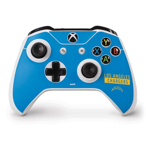 NFL Los Angeles Chargers Blue Performance Series Xbox One S Controller Skin