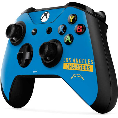 NFL Los Angeles Chargers Blue Performance Series Xbox One X Controller Skin