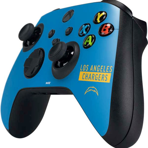 NFL Los Angeles Chargers Blue Performance Series Xbox Series X Controller Skin