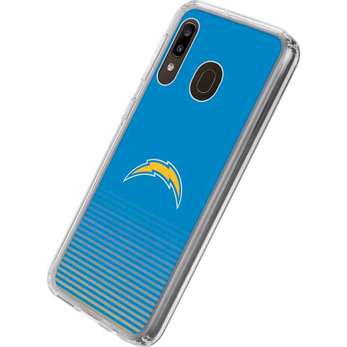 NFL Los Angeles Chargers Breakaway Galaxy A20 Clear Case