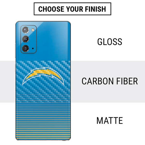 NFL Los Angeles Chargers Breakaway Galaxy Note20 5G Skin