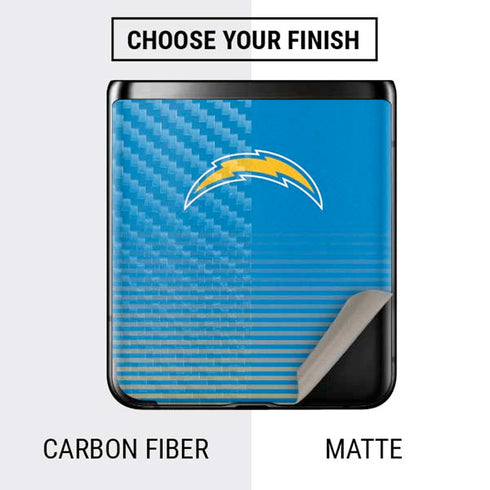 NFL Los Angeles Chargers Breakaway Galaxy Z Flip Skin