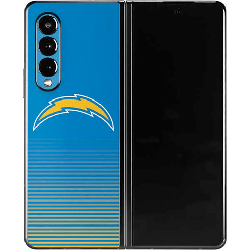 NFL Los Angeles Chargers Breakaway Galaxy Z Fold3 5G Skin