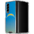 NFL Los Angeles Chargers Breakaway Galaxy Z Fold4 5G Clear Case