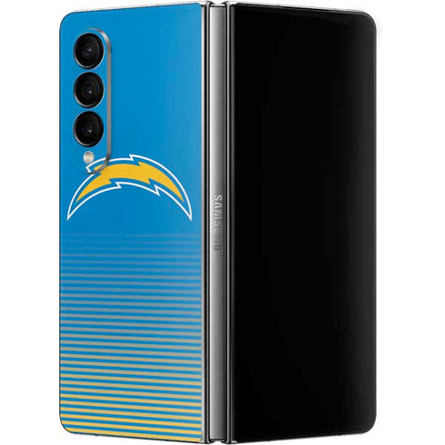 NFL Los Angeles Chargers Breakaway Galaxy Z Fold4 5G Skin