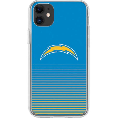 NFL Los Angeles Chargers Breakaway iPhone 11 Clear Case