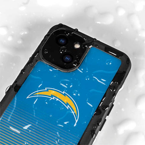 NFL Los Angeles Chargers Breakaway iPhone 13 Mini Waterproof Case