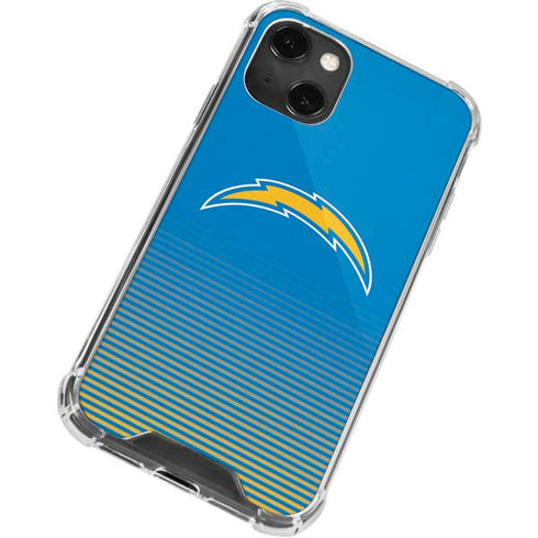 NFL Los Angeles Chargers Breakaway iPhone 15 Plus Clear Case