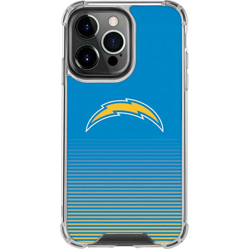 NFL Los Angeles Chargers Breakaway iPhone 14 Pro Clear Case