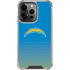 NFL Los Angeles Chargers Breakaway iPhone 14 Pro Clear Case