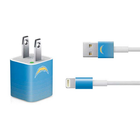 NFL Los Angeles Chargers Breakaway iPhone Charger (5W USB) Skin