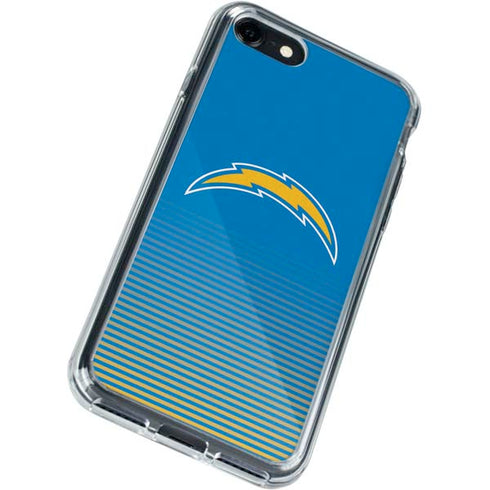 NFL Los Angeles Chargers Breakaway iPhone SE (2nd & 3rd Gen) Clear Case
