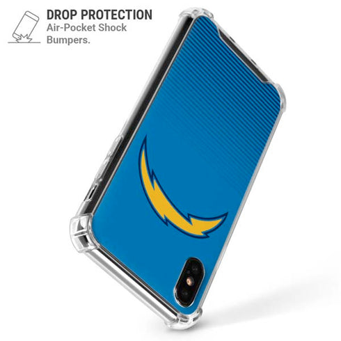 NFL Los Angeles Chargers Breakaway iPhone X/XS Clear Case