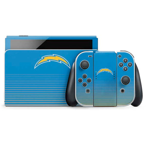 NFL Los Angeles Chargers Breakaway Nintendo Switch OLED (2021) Skin