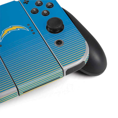 NFL Los Angeles Chargers Breakaway Nintendo Switch OLED (2021) Skin