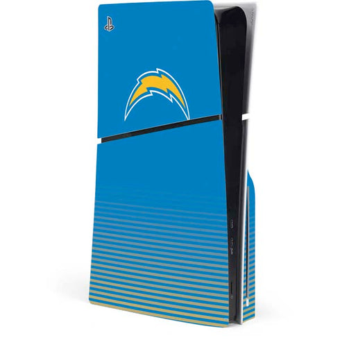 NFL Los Angeles Chargers Breakaway PS5 Slim Disk Console Skin