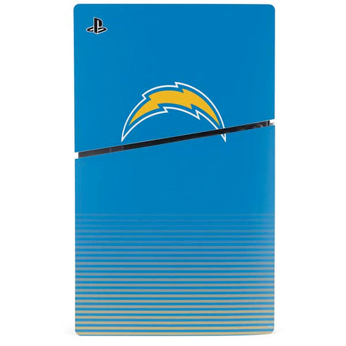 NFL Los Angeles Chargers Breakaway PS5 Slim Disk Console Skin