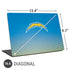 NFL Los Angeles Chargers Breakaway Universal Laptop 16.6in (13.4 x 9.7in) Skin
