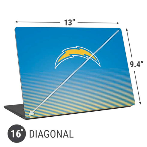 NFL Los Angeles Chargers Breakaway Universal Laptop 16in (13 x 9.4in) Skin