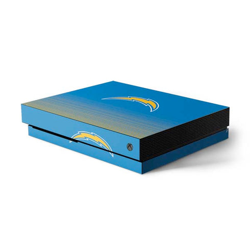 NFL Los Angeles Chargers Breakaway Xbox One X Console Skin