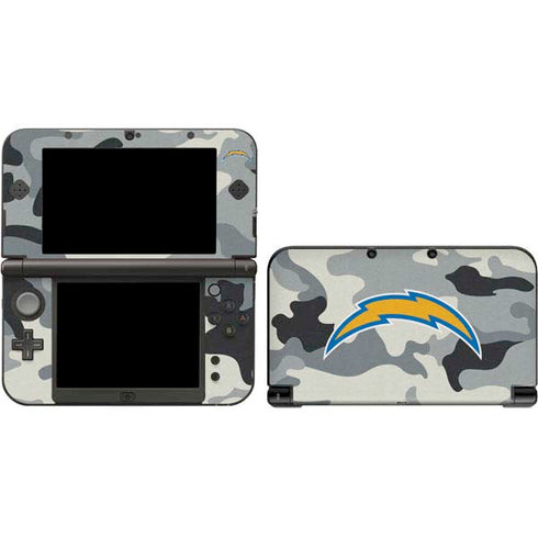 NFL Los Angeles Chargers Camo 3DS XL 2015 Skin