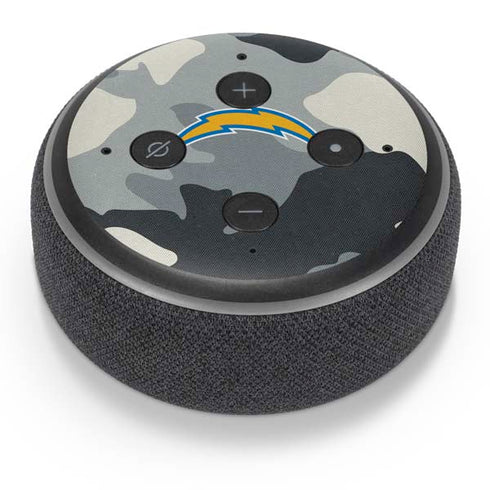 NFL Los Angeles Chargers Camo Amazon Echo Dot Skin
