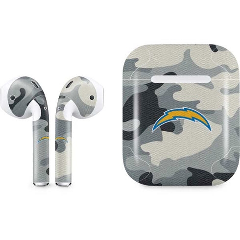 NFL Los Angeles Chargers Camo Apple AirPods Skin