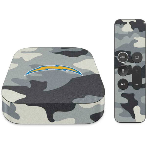 NFL Los Angeles Chargers Camo Apple TV Skin