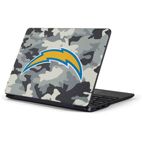 NFL Los Angeles Chargers Camo Samsung Chromebook Skin