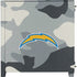 NFL Los Angeles Chargers Camo Corsair 4000D Tempered Glass Mid-Tower ATX Case Skin