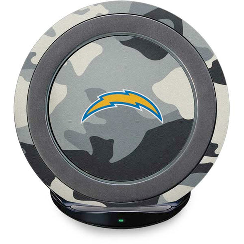 NFL Los Angeles Chargers Camo Fast Charge Wireless Charging Stand Skin