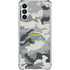NFL Los Angeles Chargers Camo Galaxy A13 5G Clear Case