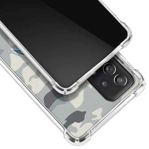 NFL Los Angeles Chargers Camo Galaxy A52 5G Clear Case