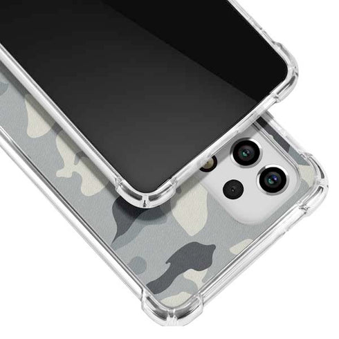 NFL Los Angeles Chargers Camo Galaxy A53 5G Clear Case