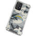 NFL Los Angeles Chargers Camo Galaxy A72 5G Clear Case