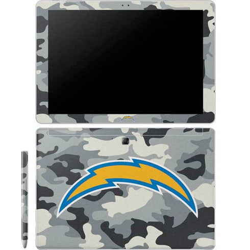 NFL Los Angeles Chargers Camo Galaxy Book 12in Skin