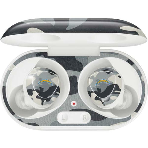 NFL Los Angeles Chargers Camo Galaxy Buds Plus Skin