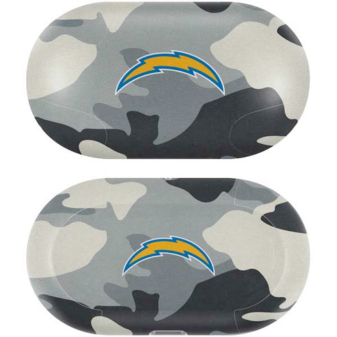 NFL Los Angeles Chargers Camo Galaxy Buds Plus Skin