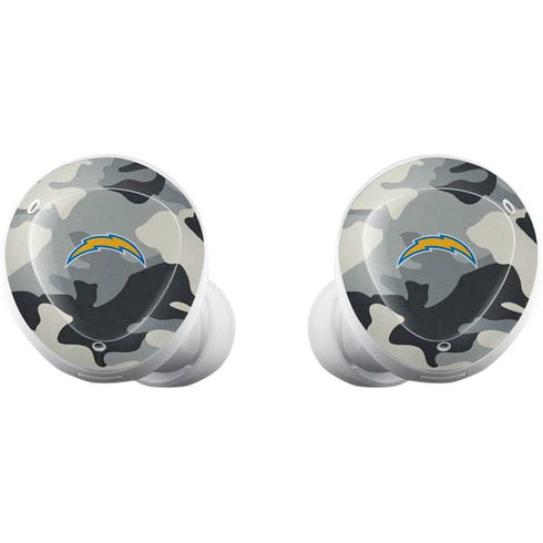 NFL Los Angeles Chargers Camo Galaxy Buds Plus Skin